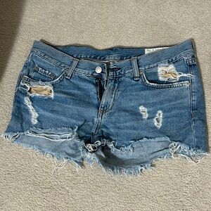 Rag and bone denim shorts size 26